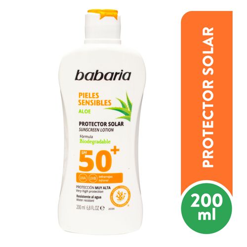 Babaria Prot Leche Solar Sensi Sp50200gr