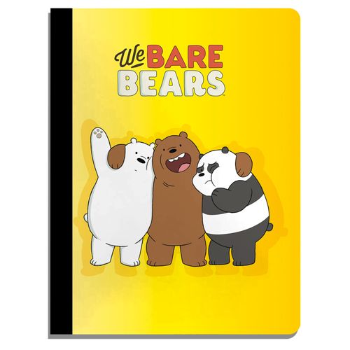 Cuad Cos Pasta Sd 100h Rayas Bare Bears