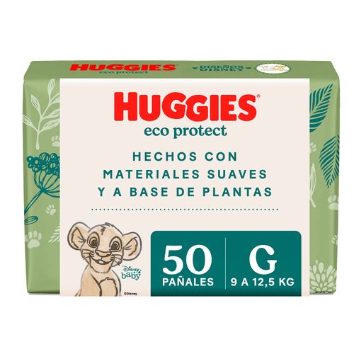 Pañales Huggies, Eco Protect Etapa 3/G -50uds