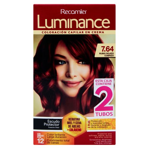Tinte Luminance Rubio Rojo 7.64 - 120 g