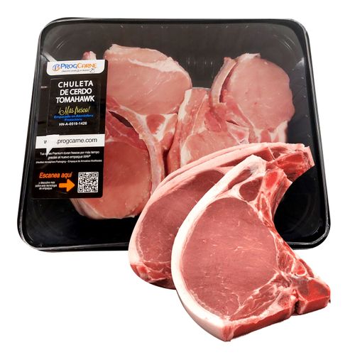 Chuleta Tomahawk Progcarne Fresca Bandeja, Precio indicado por libra