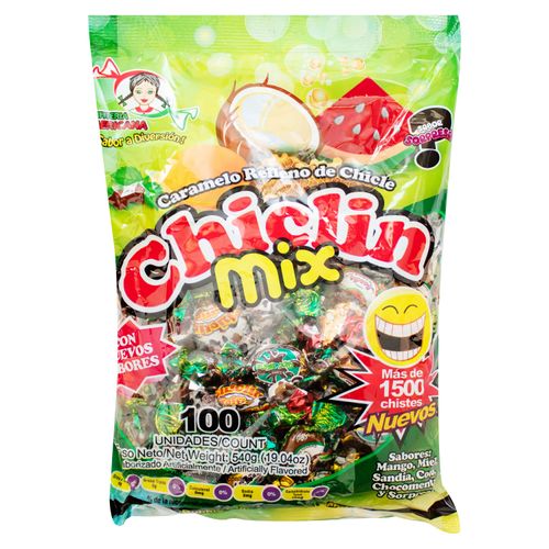 Caramelo Chiclin Surtido Verde - 500 g
