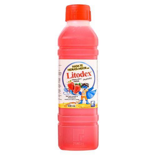 Litodex Suero Pediatric Fresa 500ml