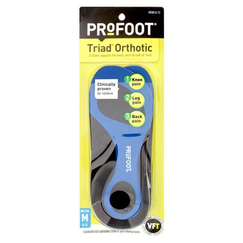 Plantilla Profoot triad ortopédica para hombre - 2 Uds