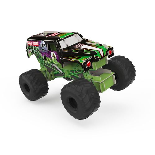 Monster Jam Rompecabeza 3d Camion 17 Pzs