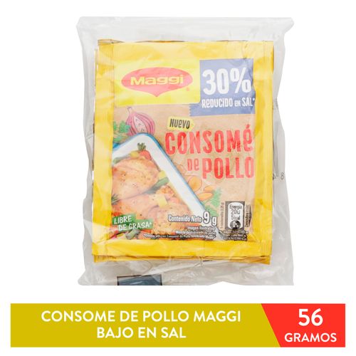 Consome Maggi Pollo Bajo En Sal 36gr