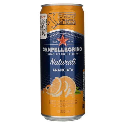 Agua Carbona San Pellegr Aranciata 330ml