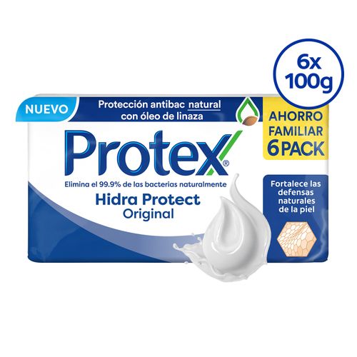 Jabón Protex Hidra Protect Original 6 Pack - 600 g