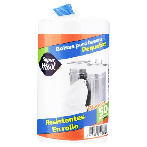 Bolsa Bas Vanguardia Blanca Roll 50U Gde