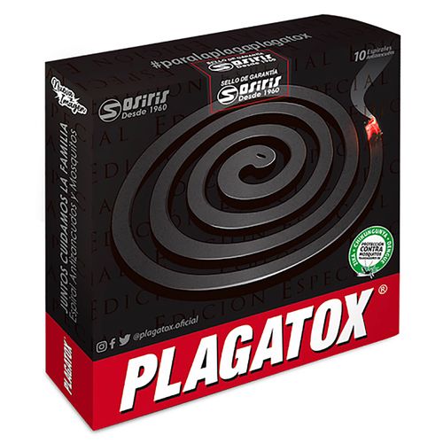 Repelente Plagatox Espiral Perfumad 10ea