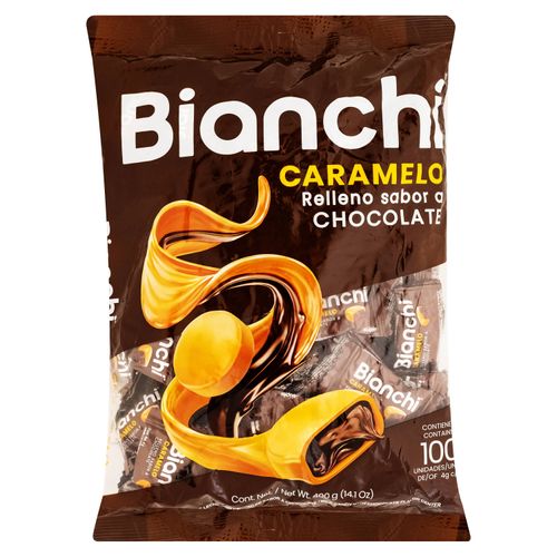 Caramelo Bianchi Relleno Sabor Chocolate 100 Uds - 400 g