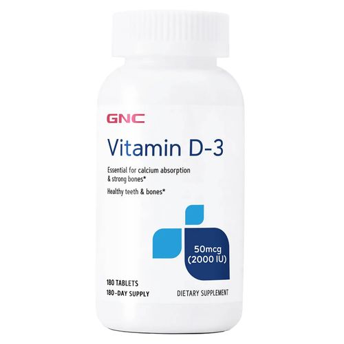 Vitamina D 3 Gnc 2000 - 180 Tabletas