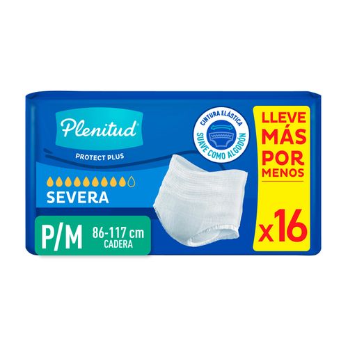 Ropa Interior Desechable Adulto Plenitud Protect Plus P/M - 16Uds