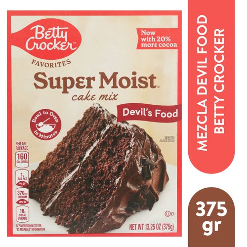 Betty Crocker Harina Devils Food 375gr