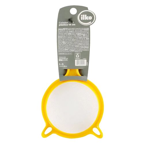 Colador Polipropileno 14cm Malla Nylon