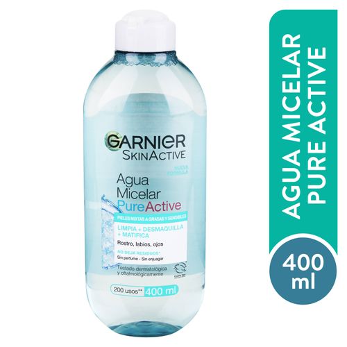Agua Micelar Garnier Pure Active - 400 ml