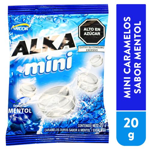Dulces Alka Mini Mentol - 20 g