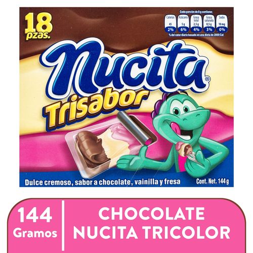 Chocolate Marca Nucita Sabores Trisabor Caja 18 Uds - 144g