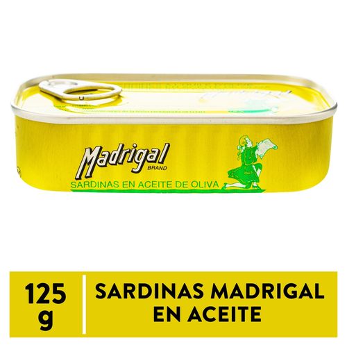 Sardina Madrigal En Aceite De Oliva - 125gr