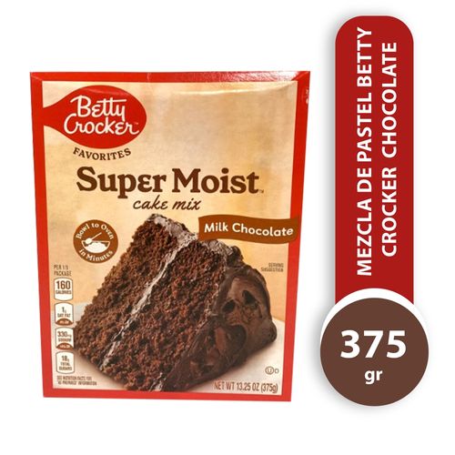 Betty Crocker Harina Milk Chocolat 375gr