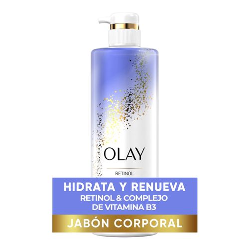 Jabón líquido Olay Cleansing & Renewing Nighttime con vitamina B3 y retinol -591 ml