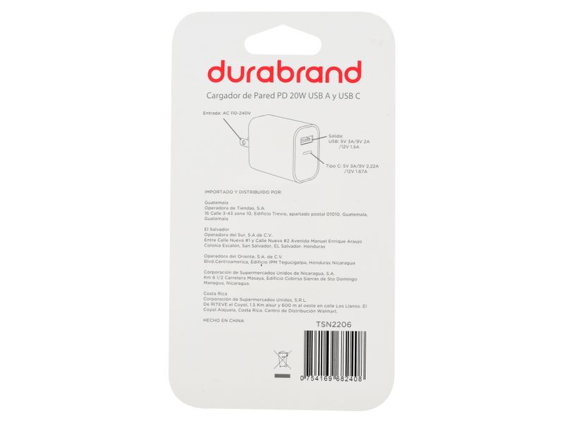 Durabrand-Cargador-Pared-Pd-20W-Usb-A-Cargador-Durabrand-de-Pared-Pd-20W-Usb-A-2-31366