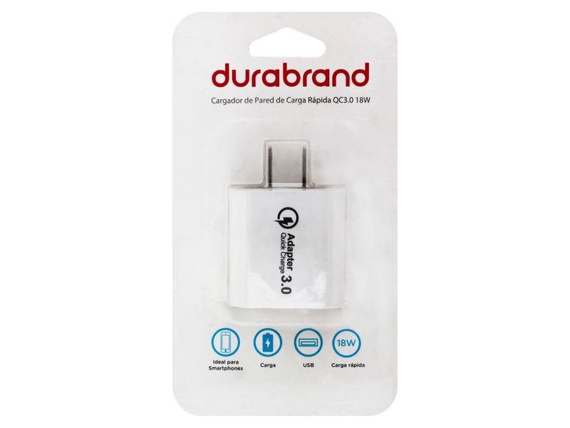 Durabrand-Cargador-De-Pared-Qc3-0-18W-Cargador-De-Pared-Durabrand-Qc3-0-18W-1-31364