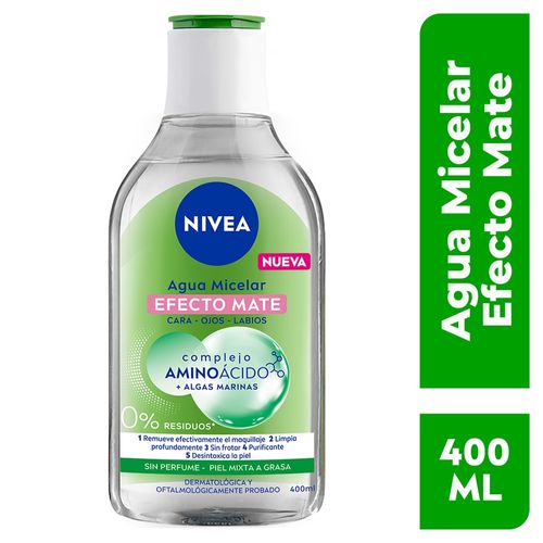 Agua Micelar Nivea Efecto Matificante - 400nl