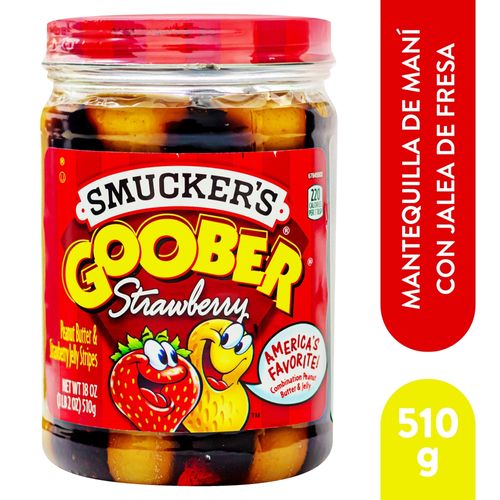 Mantequilla Smucker's de Mani Con Jalea Fresa - 510 g