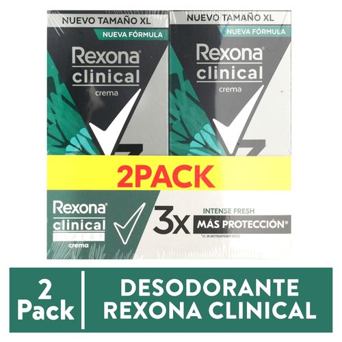 2pk Rexona Men Clin Cream In Fresh 116gr