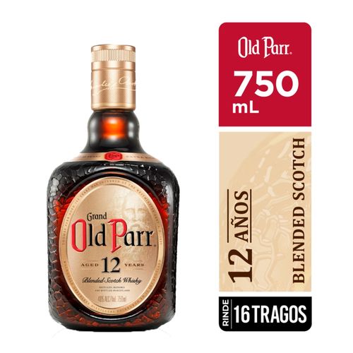 Whisky Old Parr  12 años  - 750ml