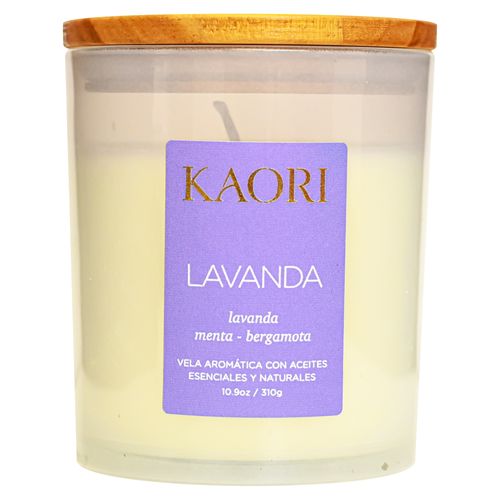 Vela Kaori Lavanda Menta Bergamota - 390 g