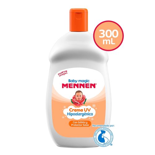 Crema Mennen  Hipoalergénica para Bebé con Sábila y Protector Solar - 300ml