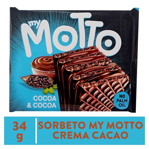Galleta My Motto Rellena Cocoa - 34 g