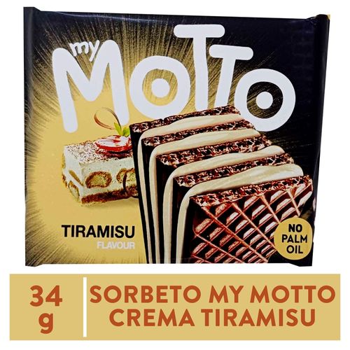Galleta Rellena Tiramisu My Motto - 34 g