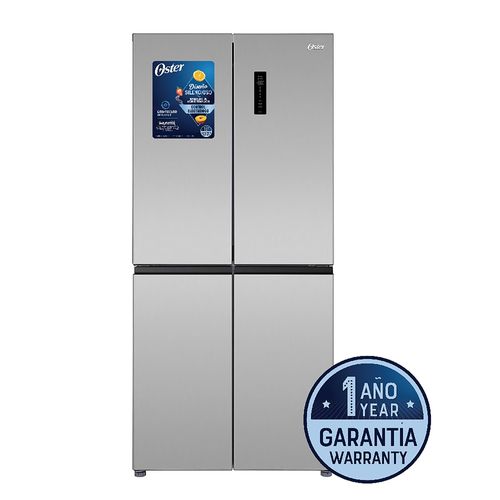 Refrigeradora Oster 4 puertas OS MNFT17SSEI -17 pies