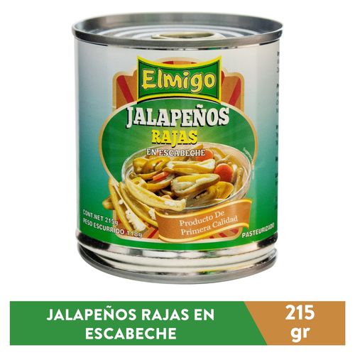 Jalapeno Elmigo Raja Escabeche De 215Gr