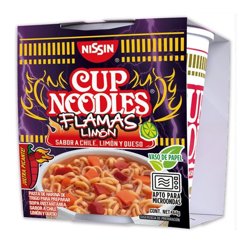 Sopa Instantanea Nissin Flama Limon 64Gr