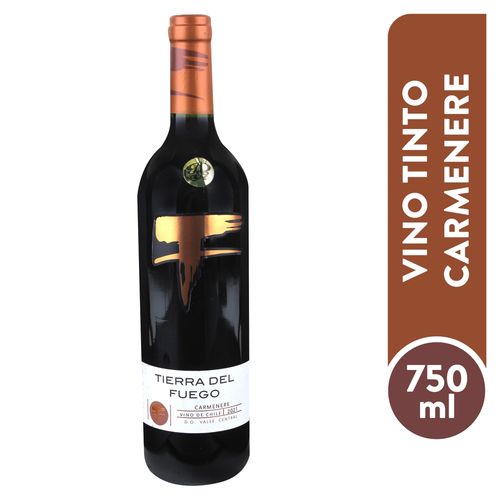 Vino Tierra De Fuego Varietal Carmenere 750ml