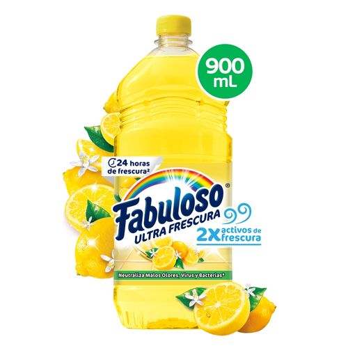 Desinfectante Fabuloso Antibacterial Fabuloso Frescura Activa Limón Refrescante - 900 ml