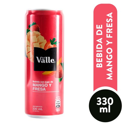 Jugo Lata Mango Fresa Del Valle 330 Ml