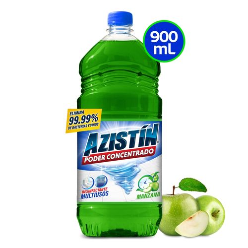 Desinfectante Azistin Multiusos Poder Concentrado Manzana - 900 ml