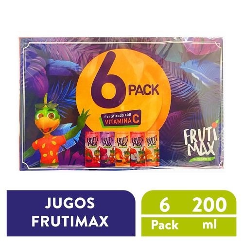 6 Pack Nectar Frutimax - 200ml