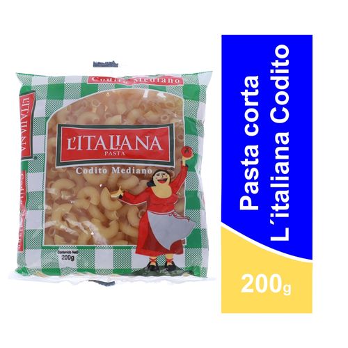 Pasta Corta Litaliana Codito 48X 200Gr