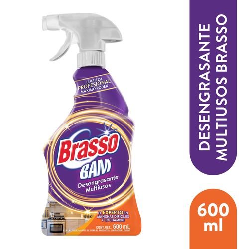 Limpiador Brasso Antigrasa BAM Rociador -600ml