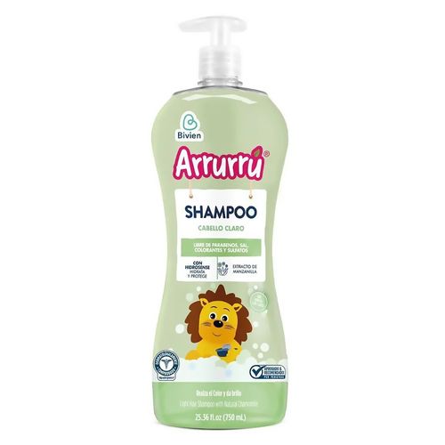 Shampoo Arruru Cabello Claro Manz 750Ml