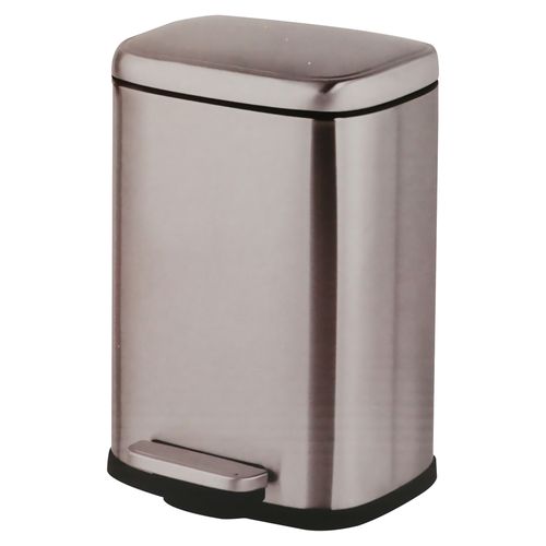 Ms Basurero De Peral Plateado 5 L