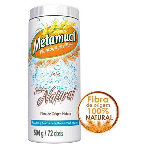 Fibra Natural Metamucil Sabor Original 504 g - 72 dosis