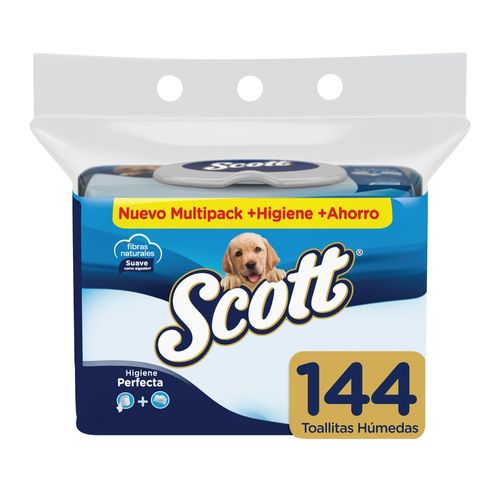 Papel Hig Humedo Scott Multipack 144 Ea