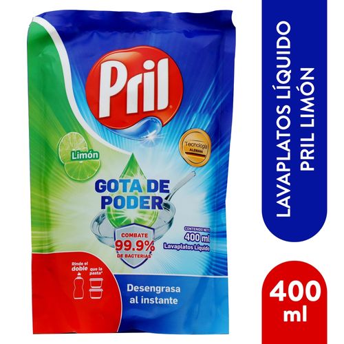 Lavaplato Liquido Pril Limon Econopack -400ml